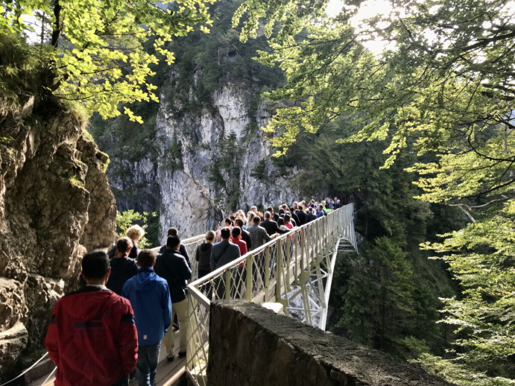 Die Marienbrücke beim Schloss Neuschwanstein