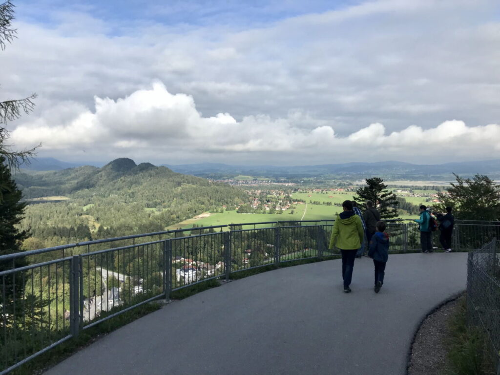 Schloss Neuschwanstein Wanderung - von der Marienbrücke zum Märchenschloss