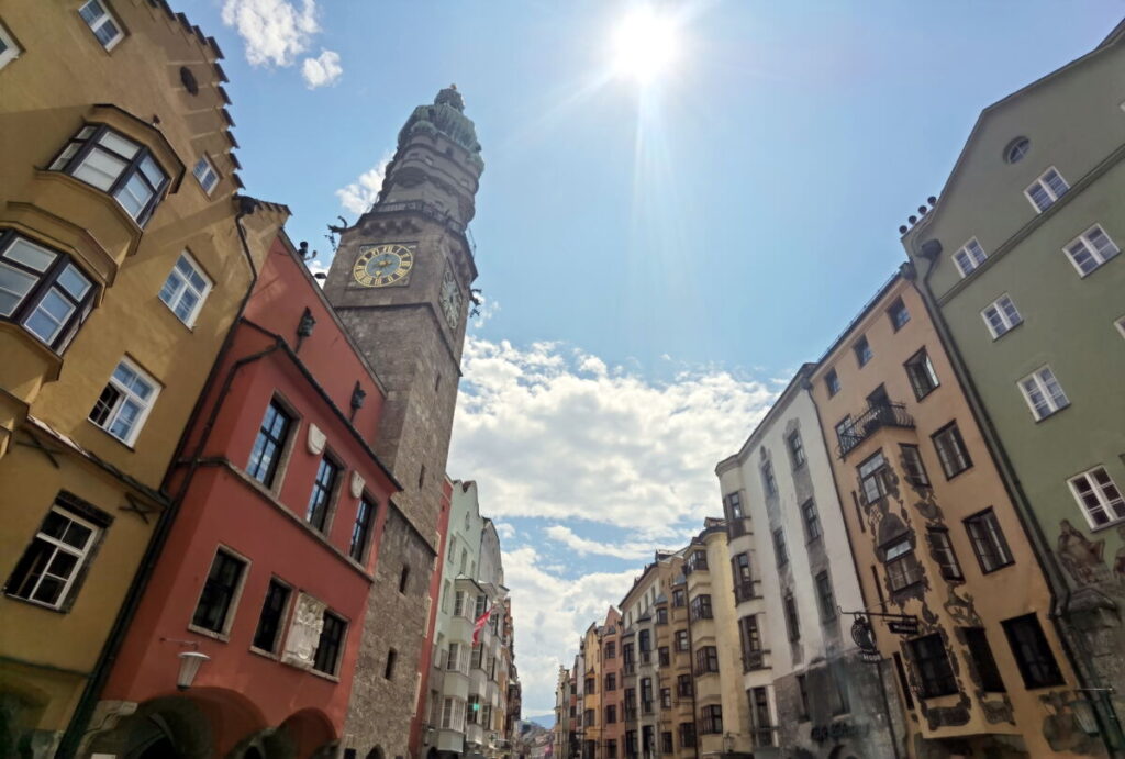 Reiseziele Europa - die historische Altstadt von Innsbruck