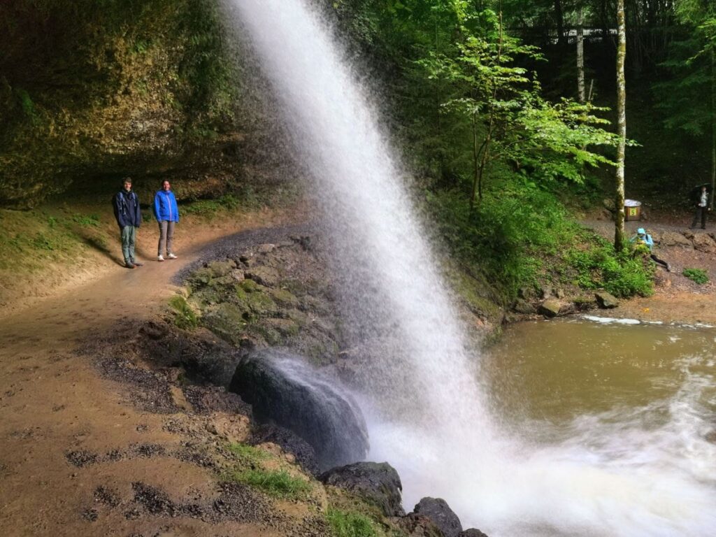 Reiseziele Europa - die Scheidegger Wasserfälle im Allgäu