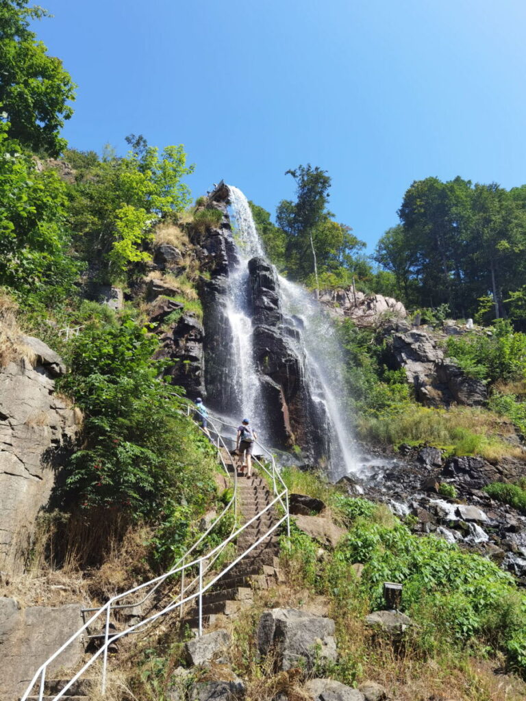 Reiseziele Europa - die Trusetaler Wasserfälle in Deutschland